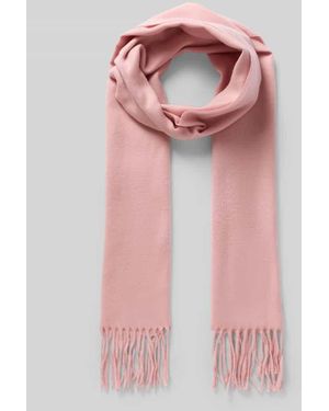 Fraas Schal mit Fransen Modell 'Cashmink' - Pink