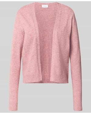 Vila Strickjacke aus Viskose-Mix - Pink
