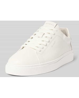 GANT Sneaker aus Leder mit Label-Details - Natur