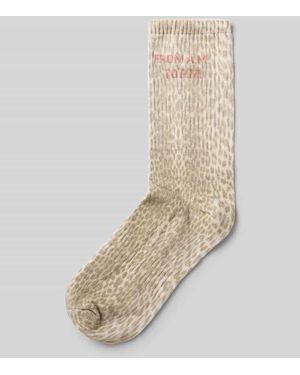 Oh April Socken aus Baumwoll-Mix Modell 'Lotta' - Natur