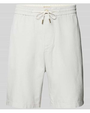 Scotch & Soda Regular Fit Bermuda Mit Seitlichen Eingrifftaschen Modell 'Fave' - Weiß