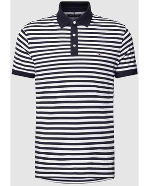 Tommy Hilfiger Slim Fit Poloshirt Modell '1985' - Blau