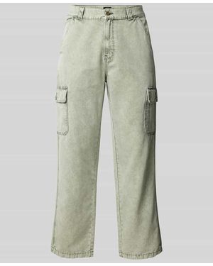 Dickies Regular Fit Jeans mit Cargotaschen Modell 'NEWINGTON' - Grün