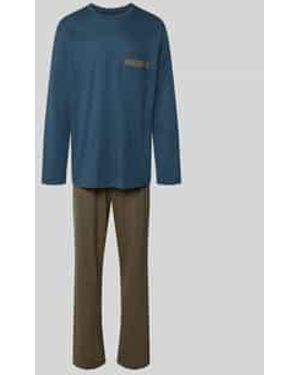 Schiesser Pyjama's - Blauw