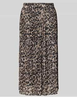 ZABAIONE Midirok Met Plissévouwen - Meerkleurig