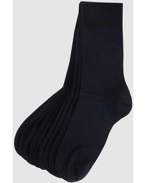 Camano Socken mit Rippenbündchen im 9er-Pack - Blau