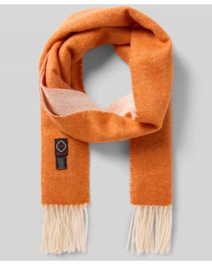 Ascot Schal aus Woll-Kaschmir-Mix - Orange