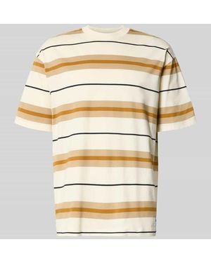 HUGO Oversized Shirt aus reiner Baumwolle Modell 'NIVARSI' - Natur
