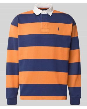 Polo Ralph Lauren Oversized Pullover aus reiner Baumwolle Modell '6/1' - Orange