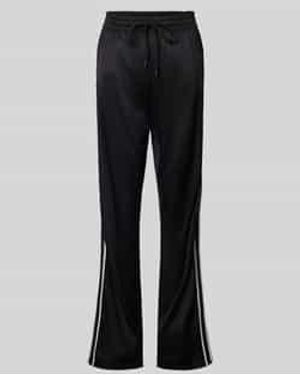 The Upside Trainingsbroek Met Contraststrepen En Elastische Band - Zwart