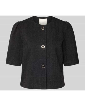 Neo Noir Blazer mit 1/2-Arm Modell 'Xanthe' - Schwarz