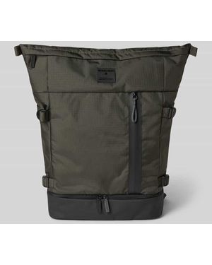 Strellson Rucksack mit kontrastfarbenem Futter - Grau