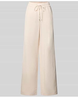 SteHmann Leinenhose mit elastischem Bund Modell 'Roma' - Natur