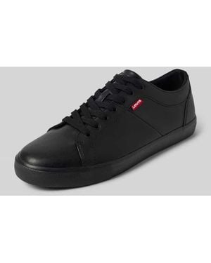 Levi's Sneaker Mit Label-Detail Modell 'Woodward' - Schwarz