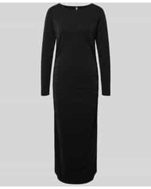 Soya Concept Maxi-Jurk Met Ronde Hals, Model 'Andine' - Zwart