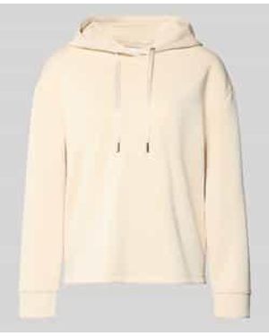 Comma, Hoodie Met Capuchon - Naturel