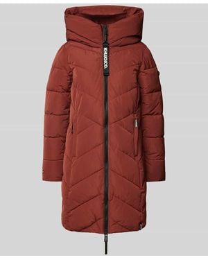 Khujo Steppmantel Mit Label-Detail Modell 'Darka' - Rot