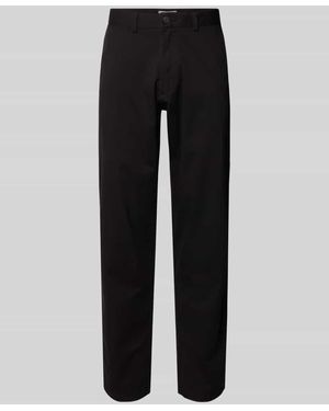 Jack & Jones Relaxed Fit Chino mit Gesäßtaschen Modell 'KANE' - Schwarz