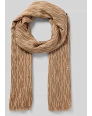 Tommy Hilfiger Sjaal Met Korte Franjes - Naturel