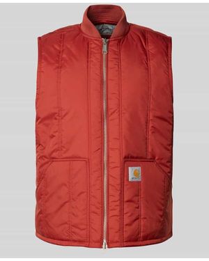Carhartt Weste Mit Reißverschluss Modell 'Lachlan' - Rot