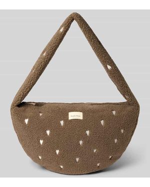 Studio Noos Crossbody Bag aus Teddyfell - Mehrfarbig