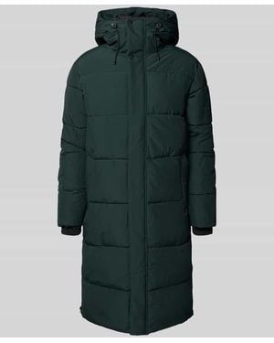 Icepeak Steppmantel mit Kapuze und Eingrifftaschen Modell 'ARDEK' - Grün