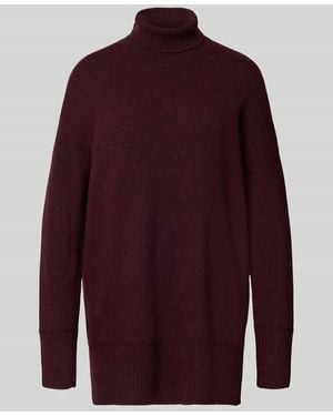 Vero Moda Relaxed Fit Rollkragenpullover mit Woll-Anteil Modell 'AQUARIUS' - Rot