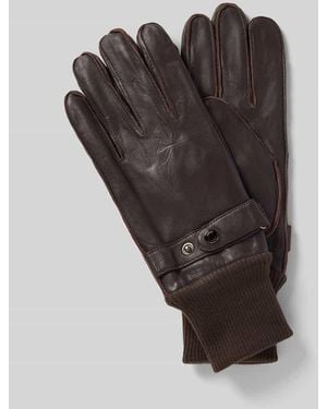 Joop! Regular Fit Handschuhe aus echtem Schafsleder - Grau