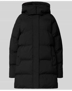 ONLY Oversized Steppmantel mit Kapuze Modell 'JOSIE' - Schwarz