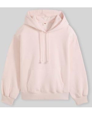 Levi's Relaxed Fit Hoodie aus Baumwoll-Mix - Pink