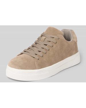SELECTED Low Top Sneaker aus echtem Rindsleder Modell 'DAVID CHUNKY' - Natur
