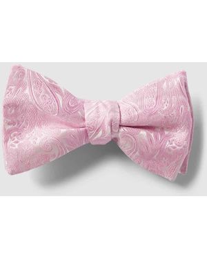 Eton Fliege Mit Allover-Muster Modell 'Paisley' - Pink