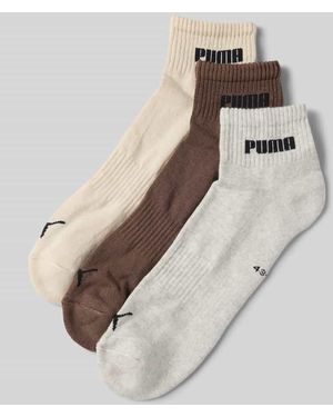 PUMA Socken mit Logo-Detail Modell 'NEW GENERATION CUSHIONED' - Weiß