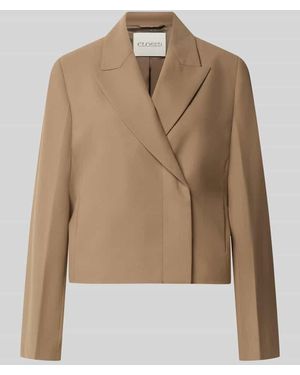 Closed Regular Fit Blazer mit Reverskragen - Natur
