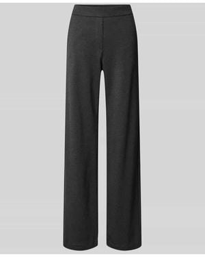M·a·c Loose Fit Stoffhose aus Viskose-Mix Modell 'Chiara' - Grau