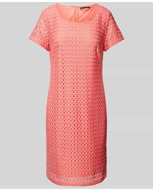Betty Barclay Knielanges Kleid Mit Rundhalsausschnitt - Pink