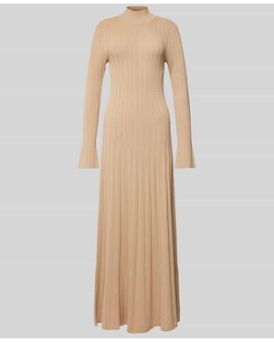 IVY & OAK Maxikleid Mit Stehkragen Modell 'Kourtney' - Natur