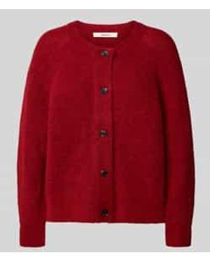 SELECTED Regular Fit Gebreid Jack Van Wolmix Met Alpaca, Model 'Lulu' - Rood
