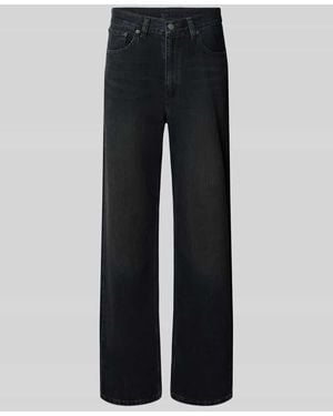 Levi's Loose Straight Fit Jeans mit Eingrifftaschen Modell '565' - Schwarz