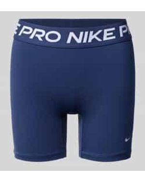 Nike Shorts Met Logodetail - Blauw