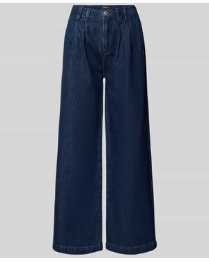 Joop! Wide Fit Jeans mit Lyocell-Anteil Modell 'Edina' - Blau