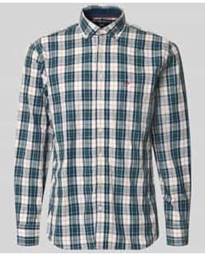 Fynch-Hatton Casual Overhemden - Blauw