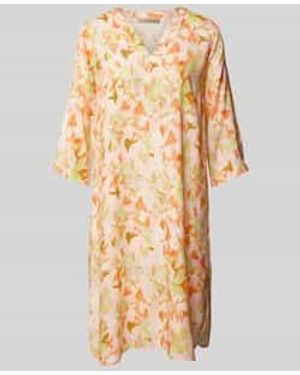 Smith & Soul Knielange Tuniekjurk Met All-Over Motief - Metallic