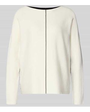 S.oliver Regular Fit Pullover aus Viskose-MIx - Natur