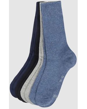 S.oliver Socken Mit Elastischem Rippenbündchen Im 6Er-Pack - Blau