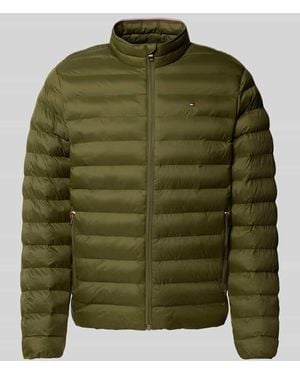 Tommy Hilfiger Regular Fit Steppjacke mit Stehkragen - Grün