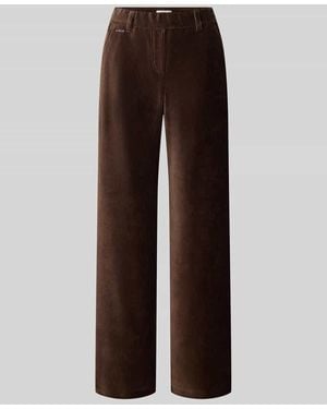 Brax Regular Fit Cordhose mit Bundfalte Modell 'MAINE' - Braun