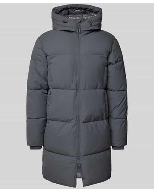 Jack & Jones Steppmantel Mit Kapuze Modell 'Vesterbro' - Grau