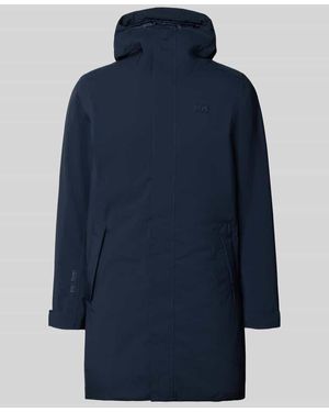Helly Hansen Regular Fit Mantel mit Kapuze Modell 'Brussel' - Blau