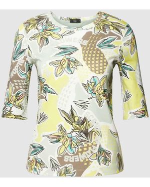 Marc Cain Blusenshirt mit Allover-Muster - Mettallic